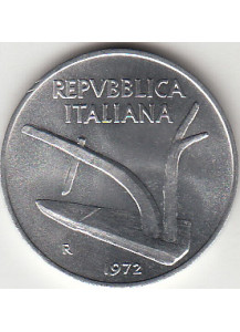 1972 Lire 10 Spiga Fior di Conio Italia